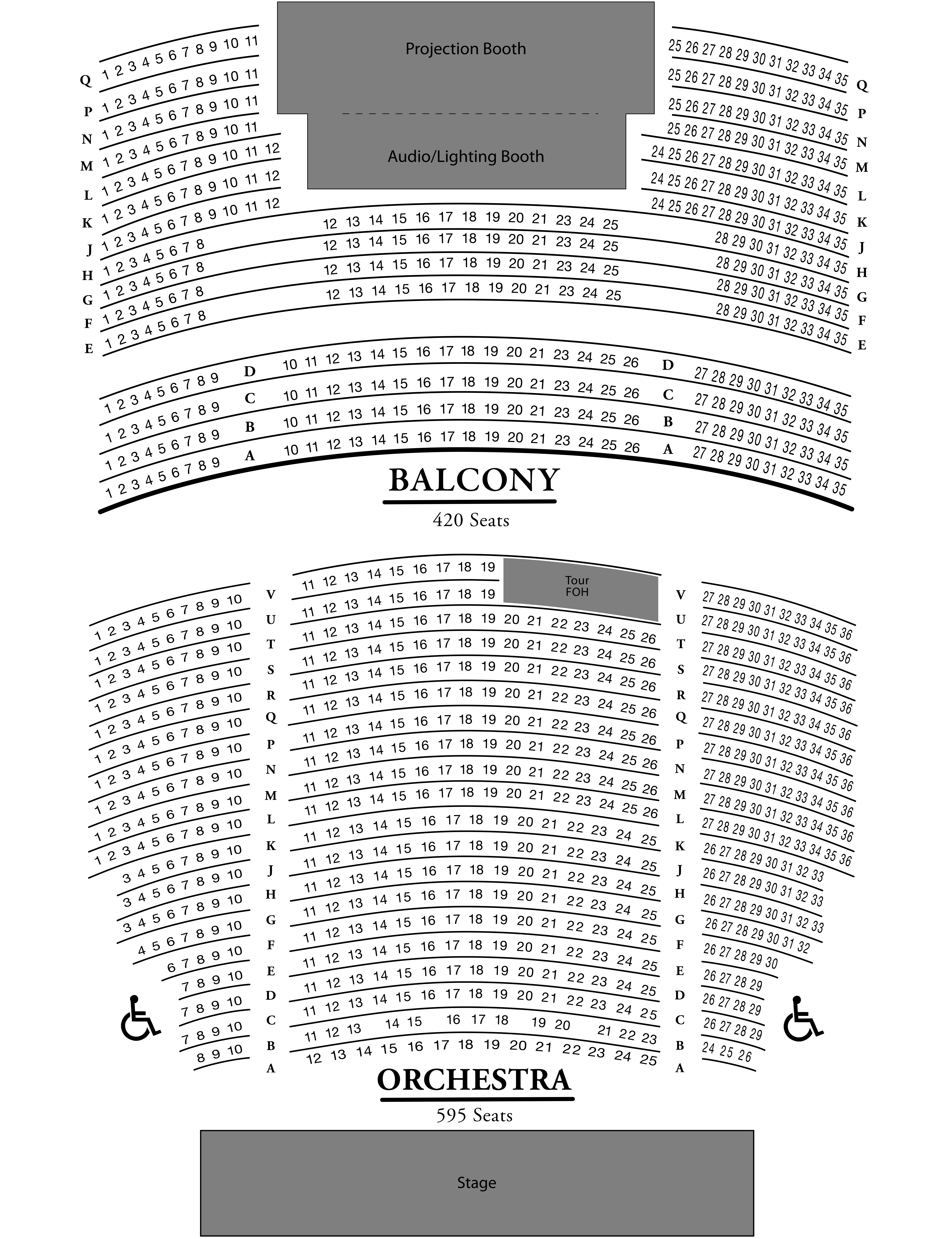 Jim Stafford Theater Seating Chart