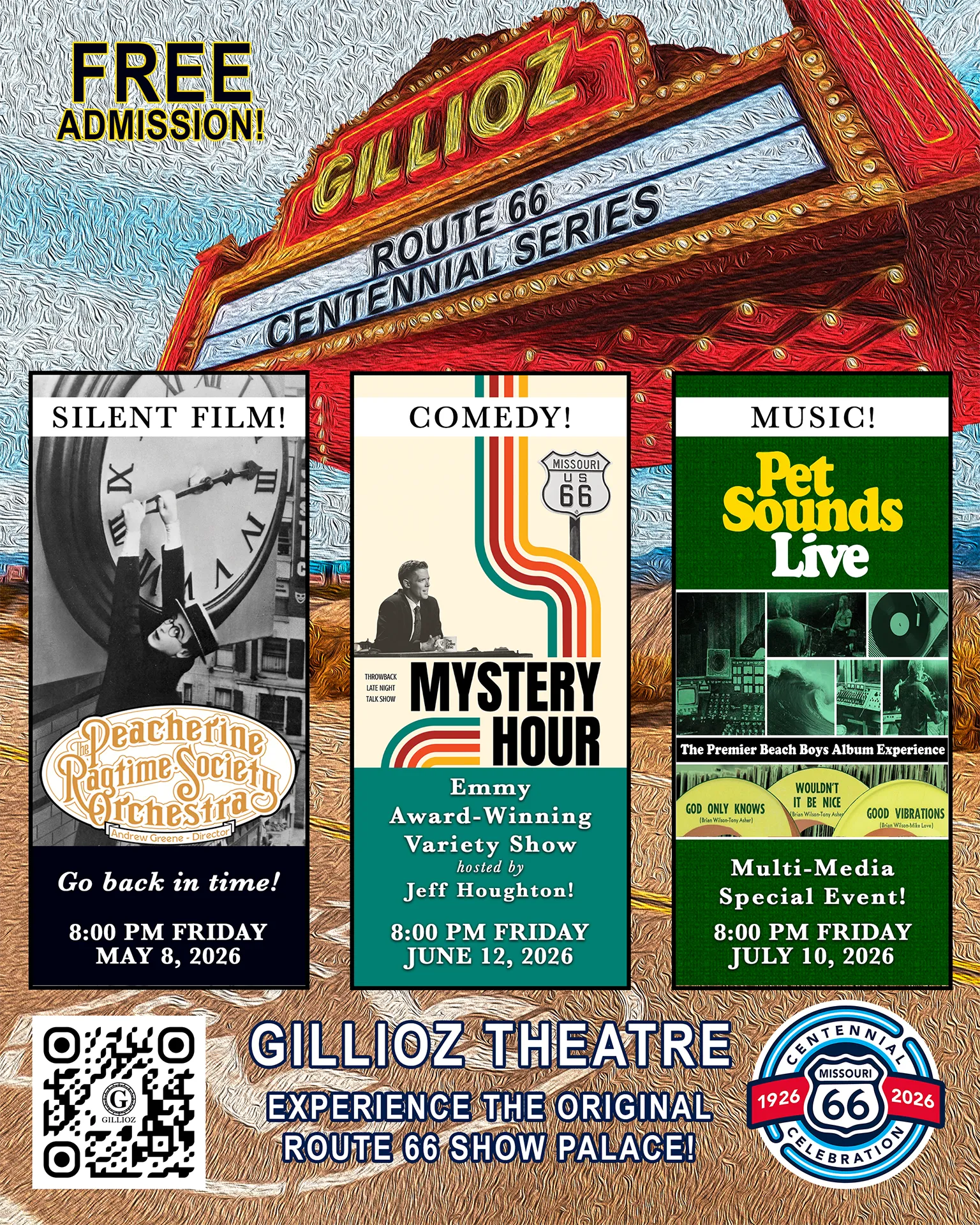 Gillioz Theatre Route 66 Series Admat