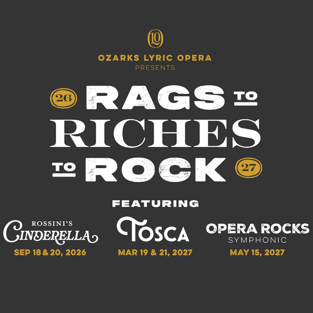 Ozarks Lyric Opera Season Ticket 26-27